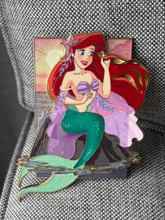 Glamorous Luxury Ariel 4 inch Pin on Pin