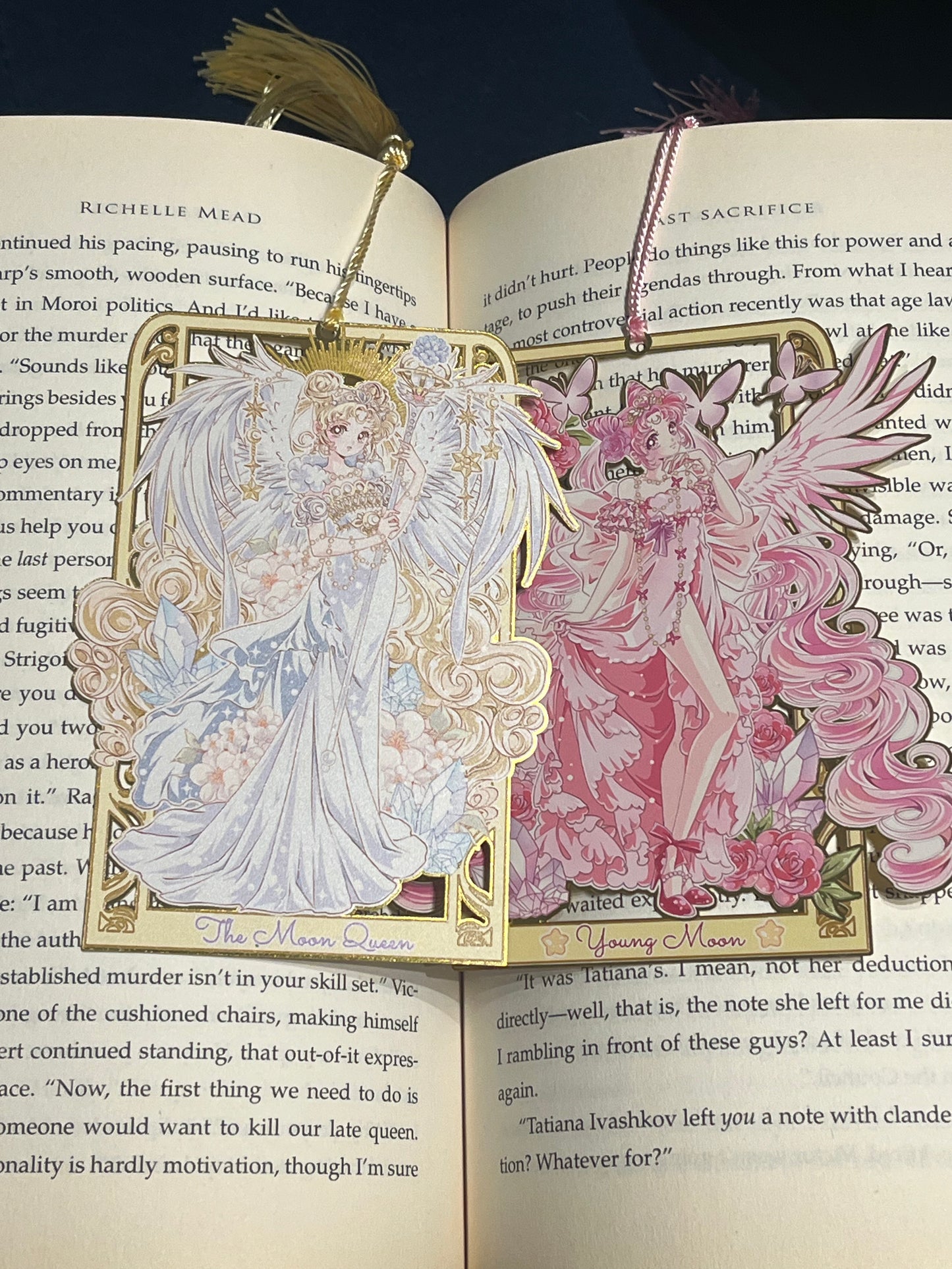 Sailor Moon Metal Bookmark Set! Princess Serenity and Small Lady!