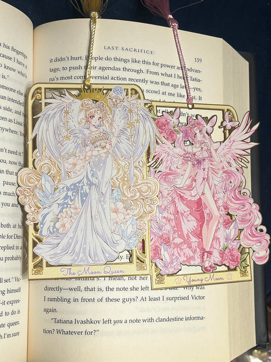 Sailor Moon Metal Bookmark Set! Princess Serenity and Small Lady!