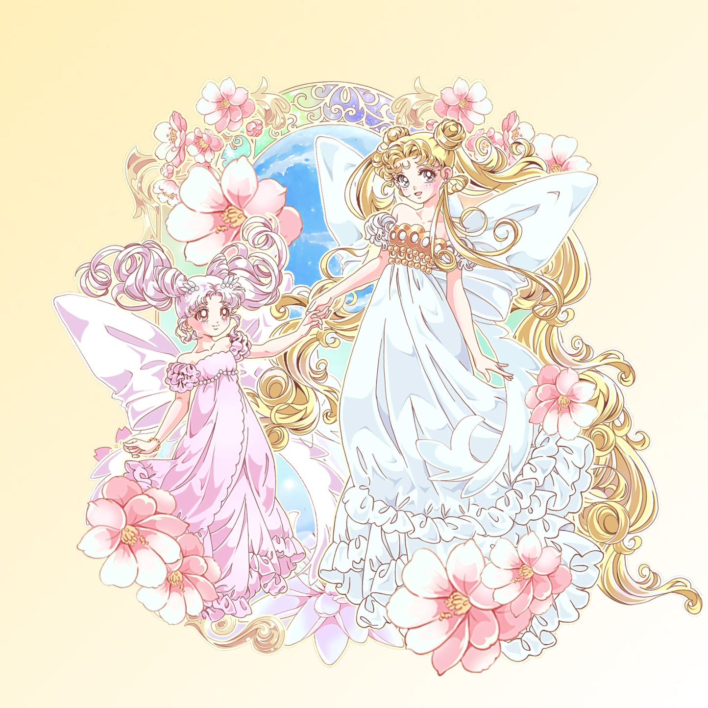 Two Princesses - Princess Serenity and Princess Chibiusa