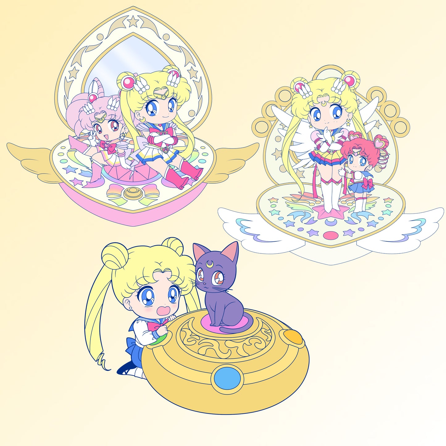 Sailor Moon Chibi Brooch Series #2!