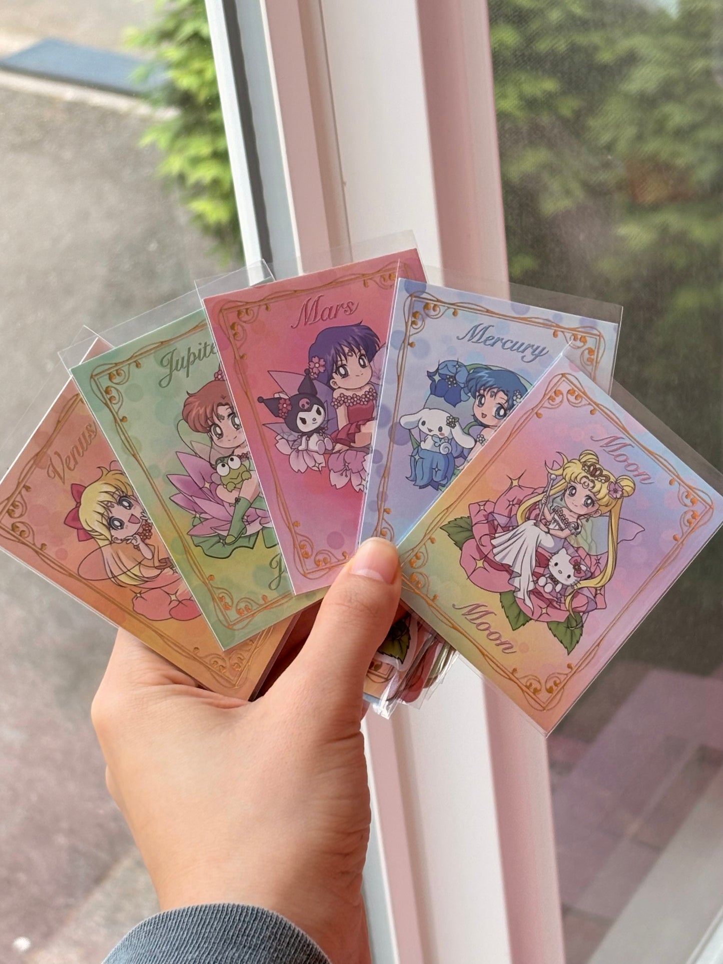 Thumbelina Sailor Moon x Sanrio Pin on Pin Flower Fairies Set!