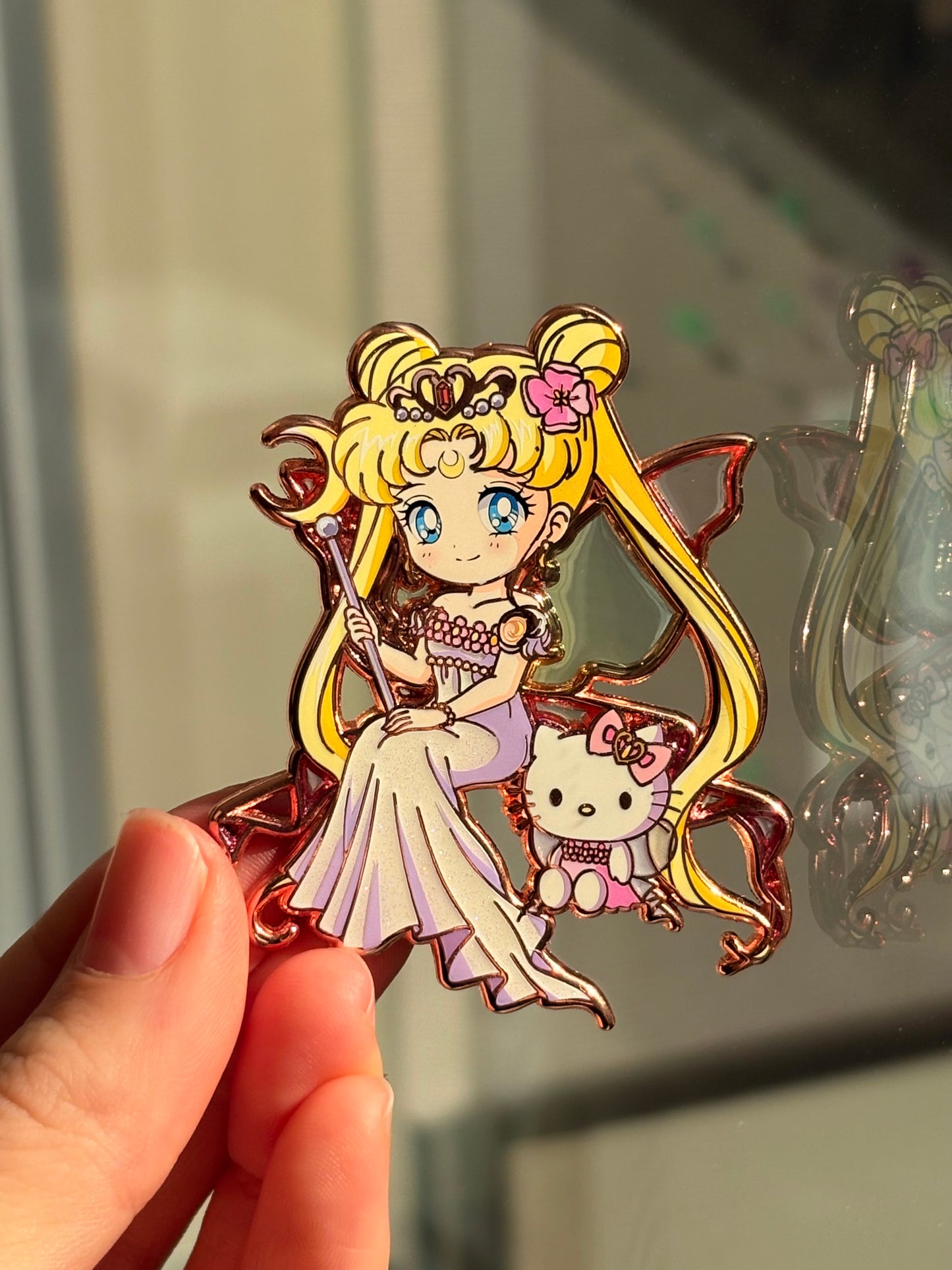 Thumbelina Sailor Moon x Sanrio Pin on Pin Flower Fairies Set!