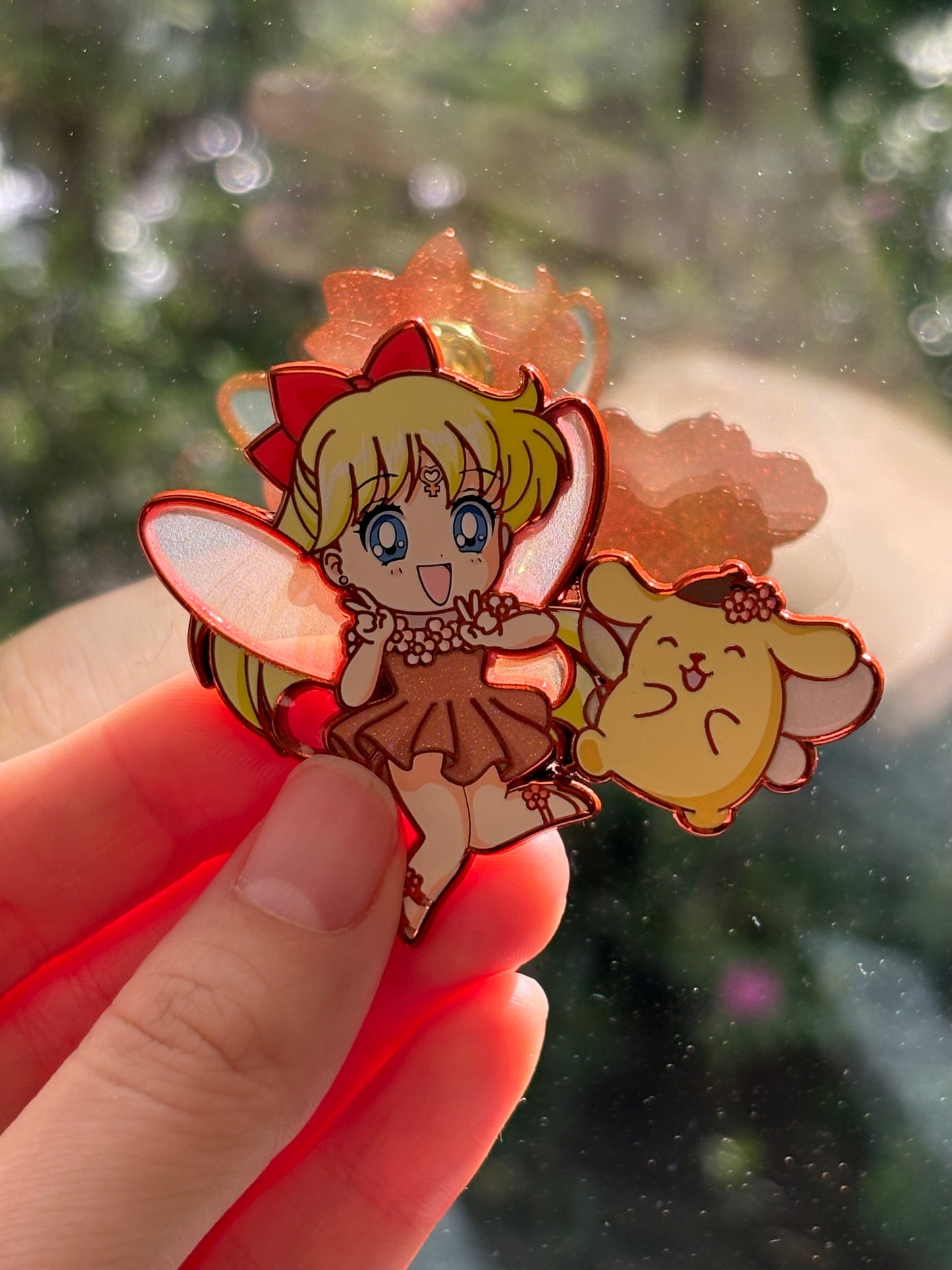 Thumbelina Sailor Moon x Sanrio Pin on Pin Flower Fairies Set!