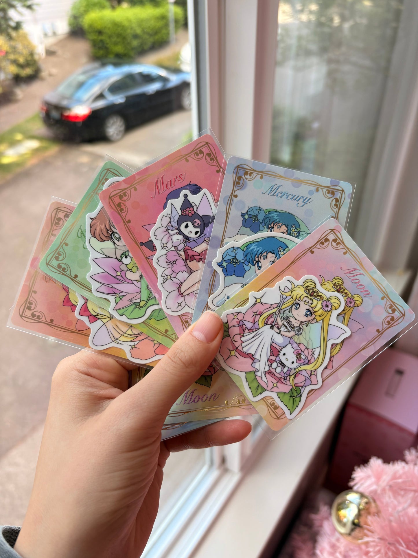 Thumbelina Sailor Moon x Sanrio Pin on Pin Flower Fairies Set!