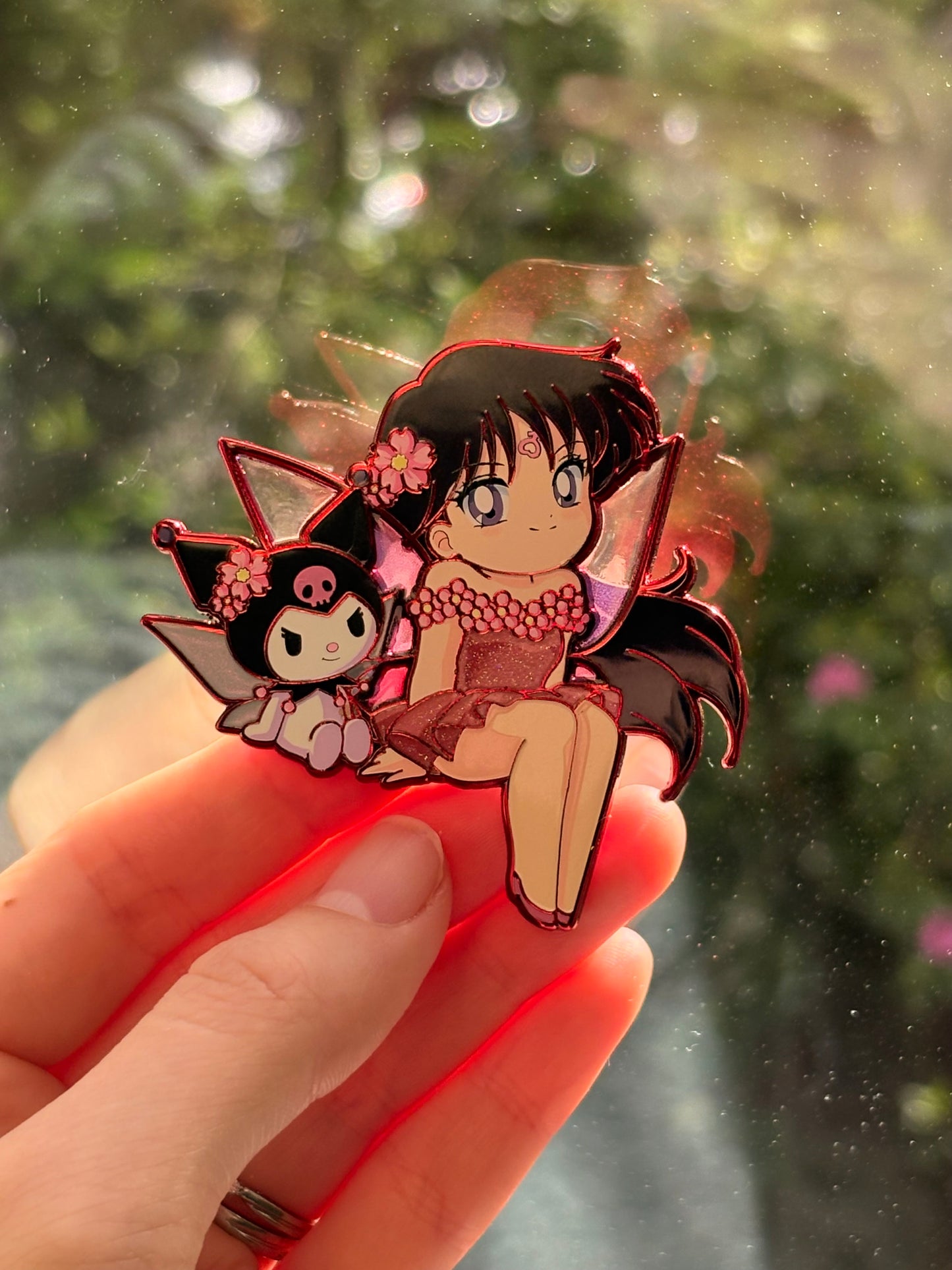 Thumbelina Sailor Moon x Sanrio Pin on Pin Flower Fairies Set!