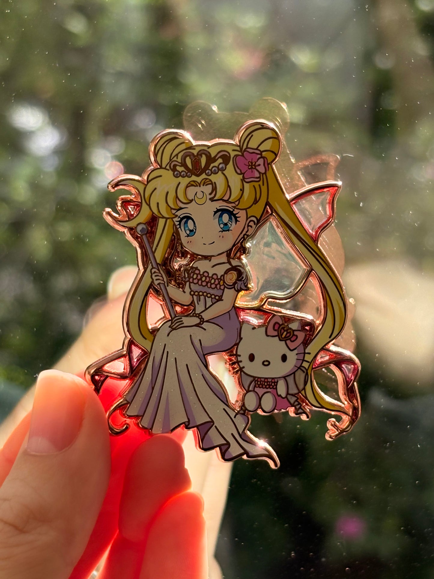 Thumbelina Sailor Moon x Sanrio Pin on Pin Flower Fairies Set!