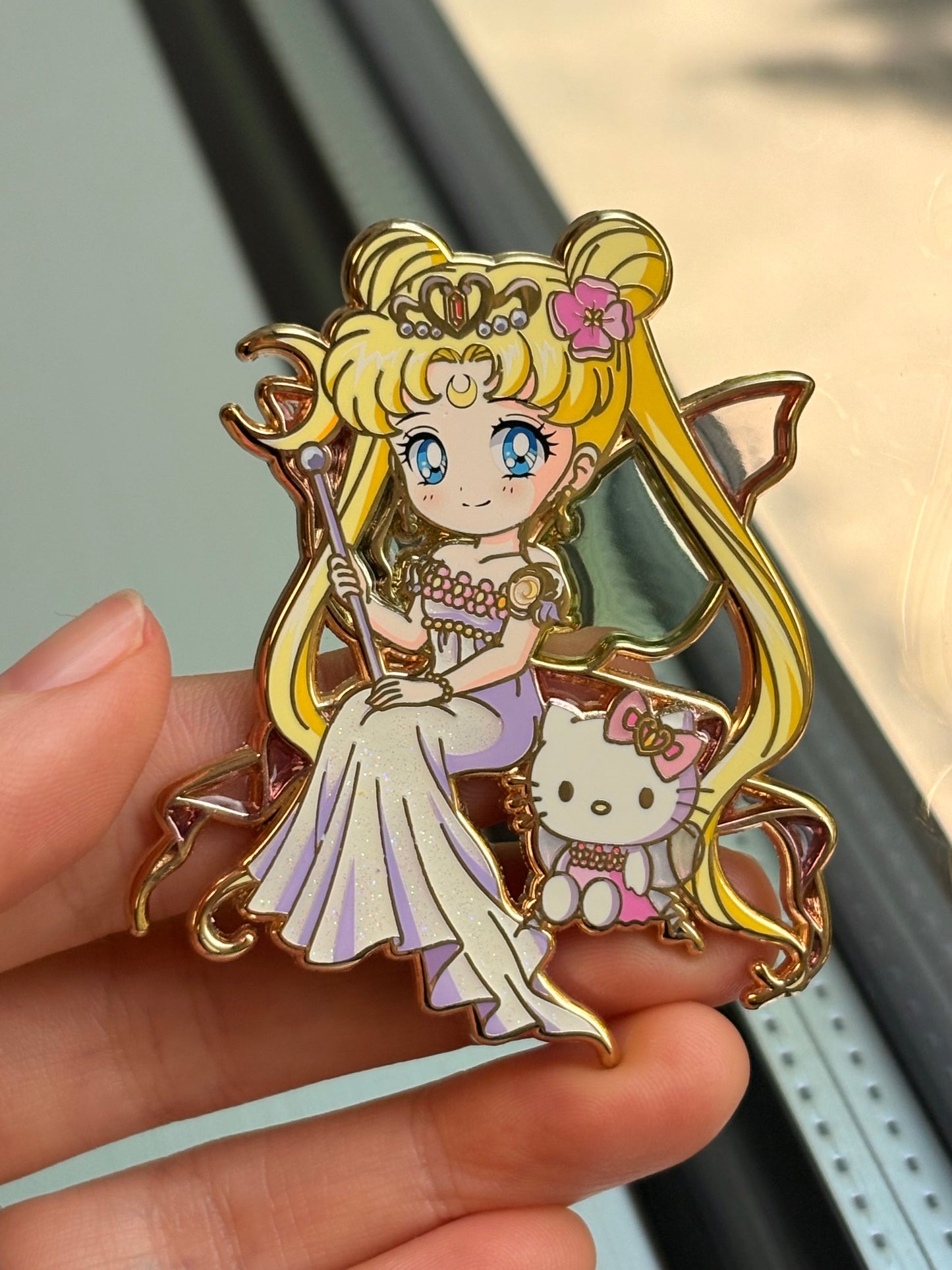 Thumbelina Sailor Moon x Sanrio Pin on Pin Flower Fairies Set!