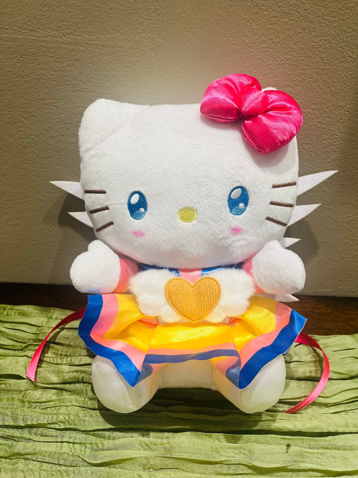 Sailor Moon x Hello Kitty Plush Gift Set!! Includes Plush, Polaroid Magnet, Glitter Enamel Pin, Plush Keychain, and Sticker!