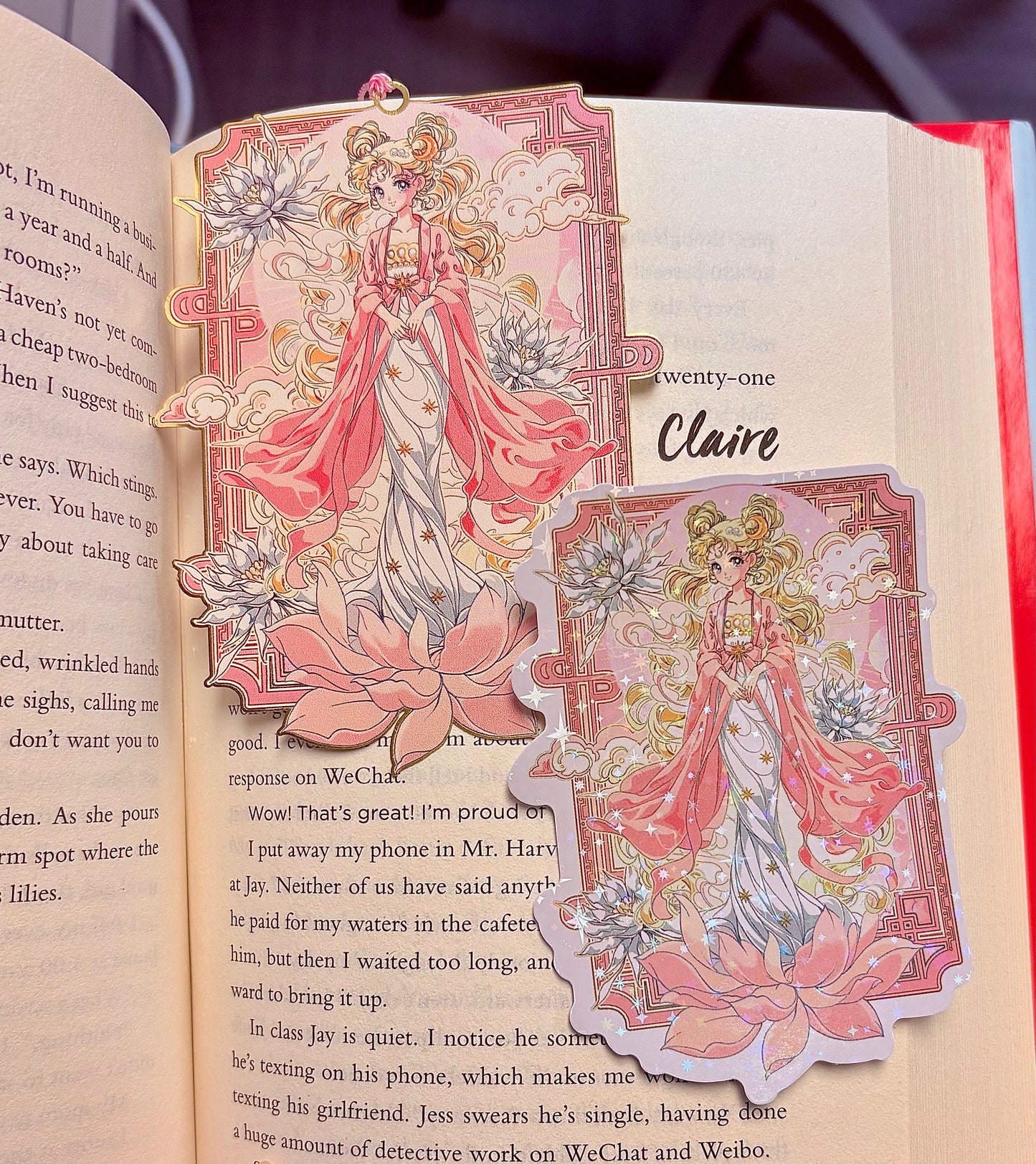 Sailor Moon Kimono Metal Bookmarks