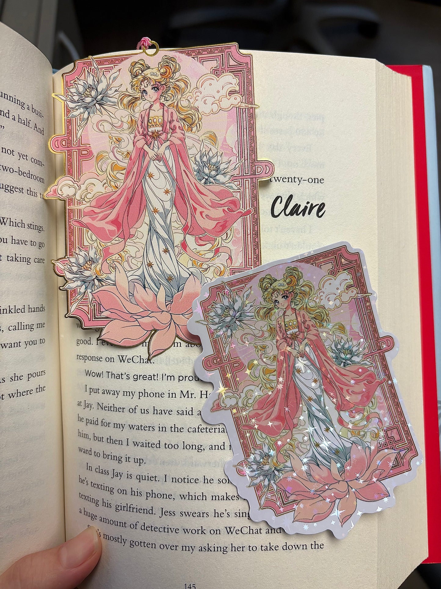 Sailor Moon Kimono Metal Bookmarks