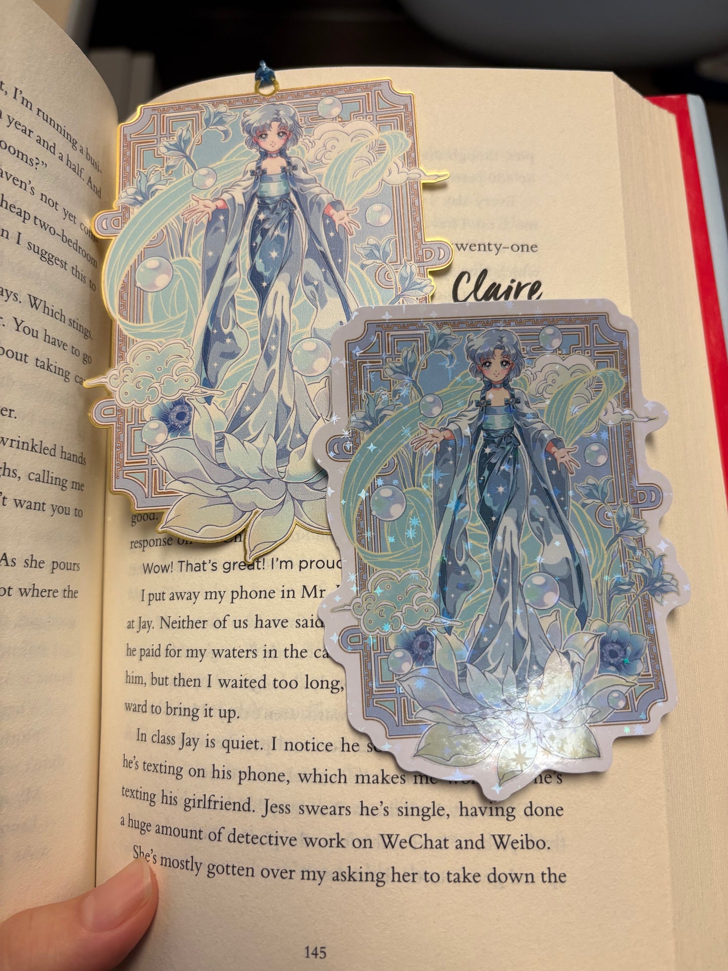 Sailor Moon Kimono Metal Bookmarks