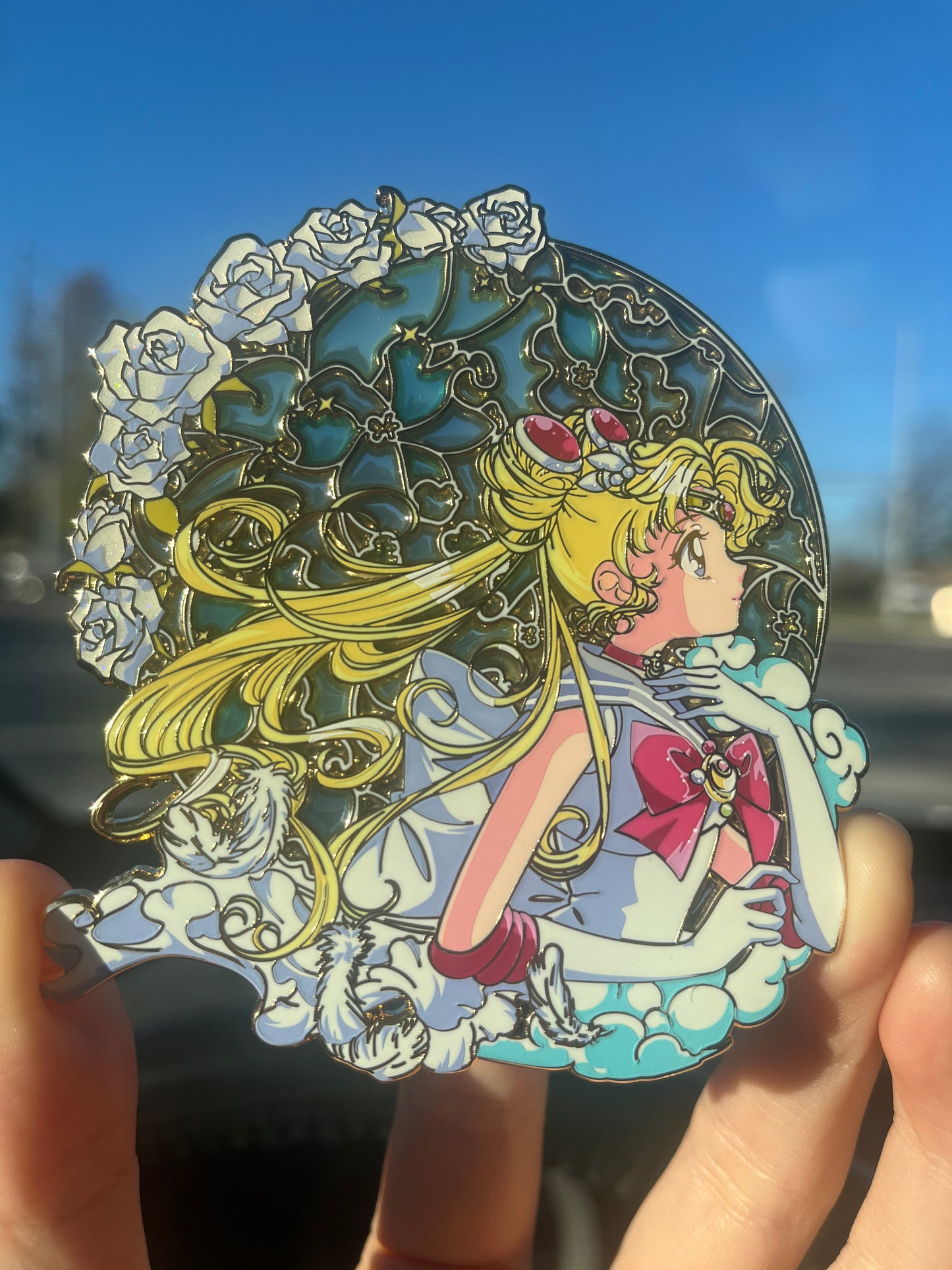 Magic Sailor Moon Luxury 3.5 inch Pin!