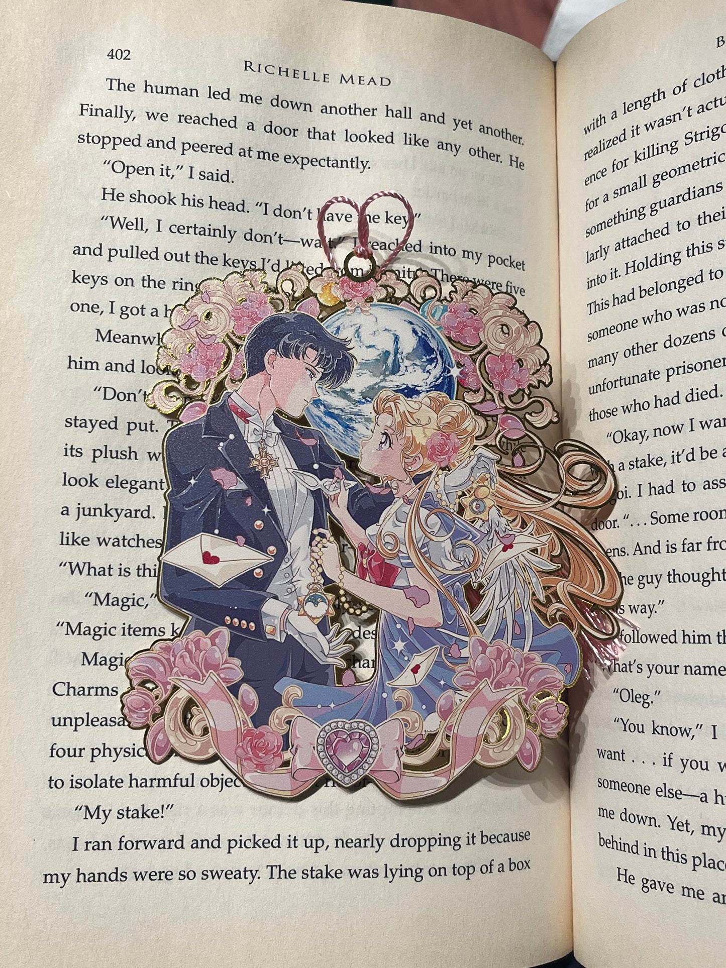 Sailor Moon Metal Bookmark! Usagi and Mamoru Love!