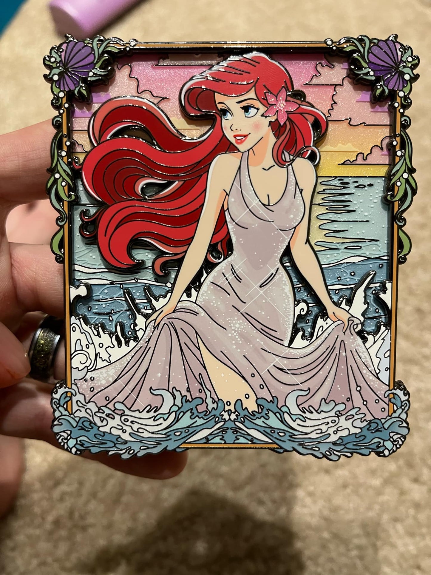 Ariel Little Mermaid 4 inch Pin on Pin!!