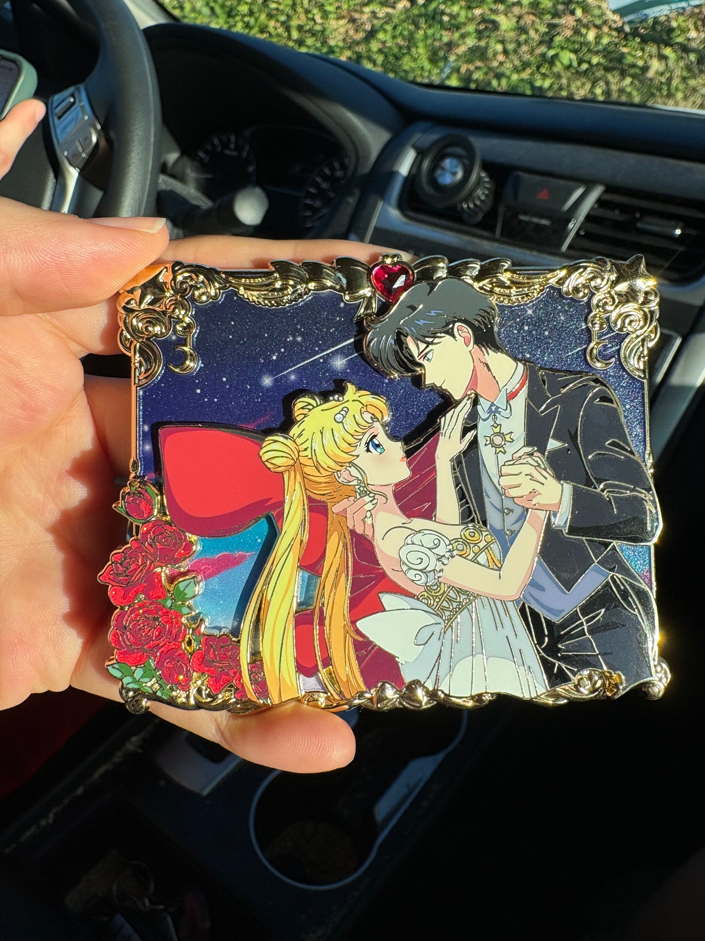 Moonlight Dance - 3.75 inch Pin on Pin with 3D Frame!