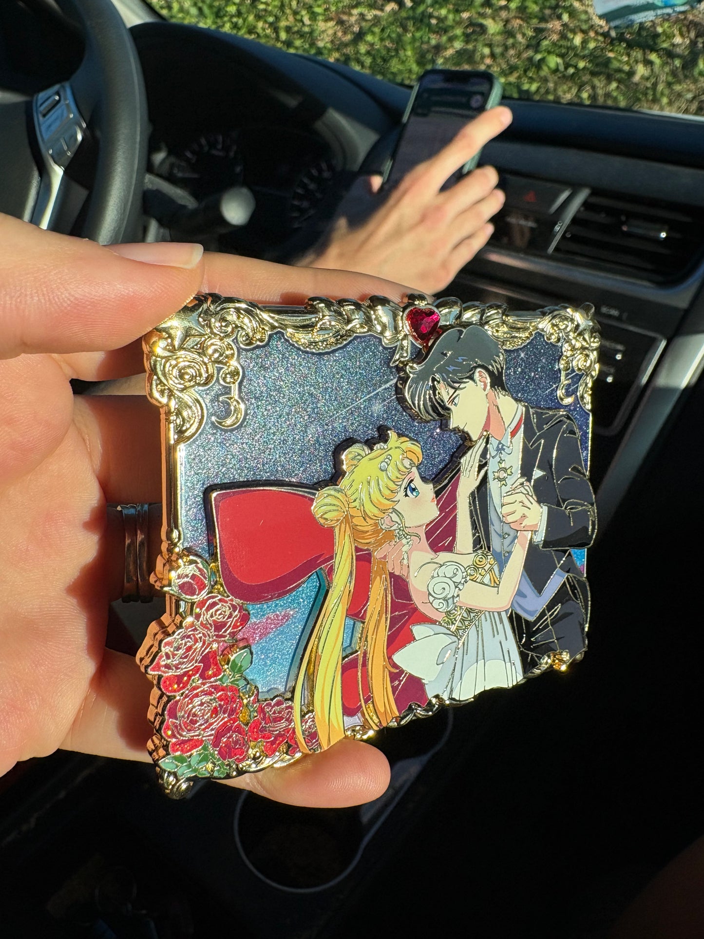 Moonlight Dance - 3.75 inch Pin on Pin with 3D Frame!