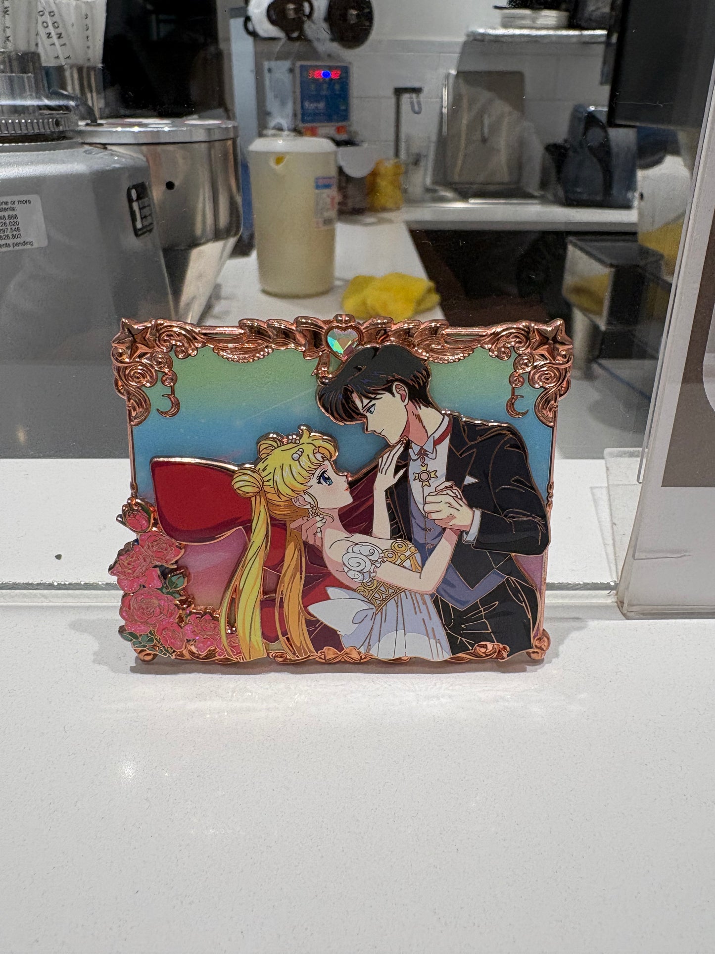 Moonlight Dance - 3.75 inch Pin on Pin with 3D Frame!