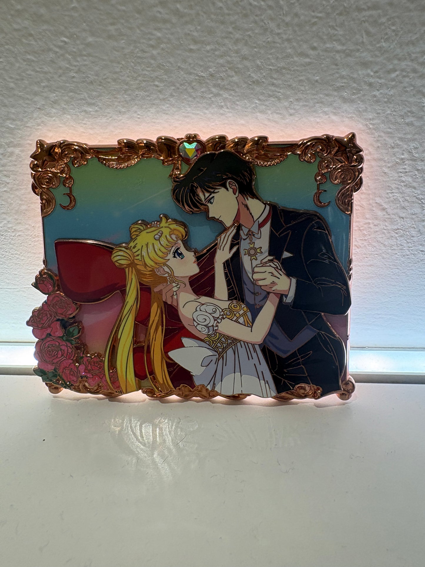 Moonlight Dance - 3.75 inch Pin on Pin with 3D Frame!