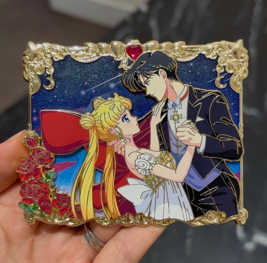 Moonlight Dance - 3.75 inch Pin on Pin with 3D Frame!