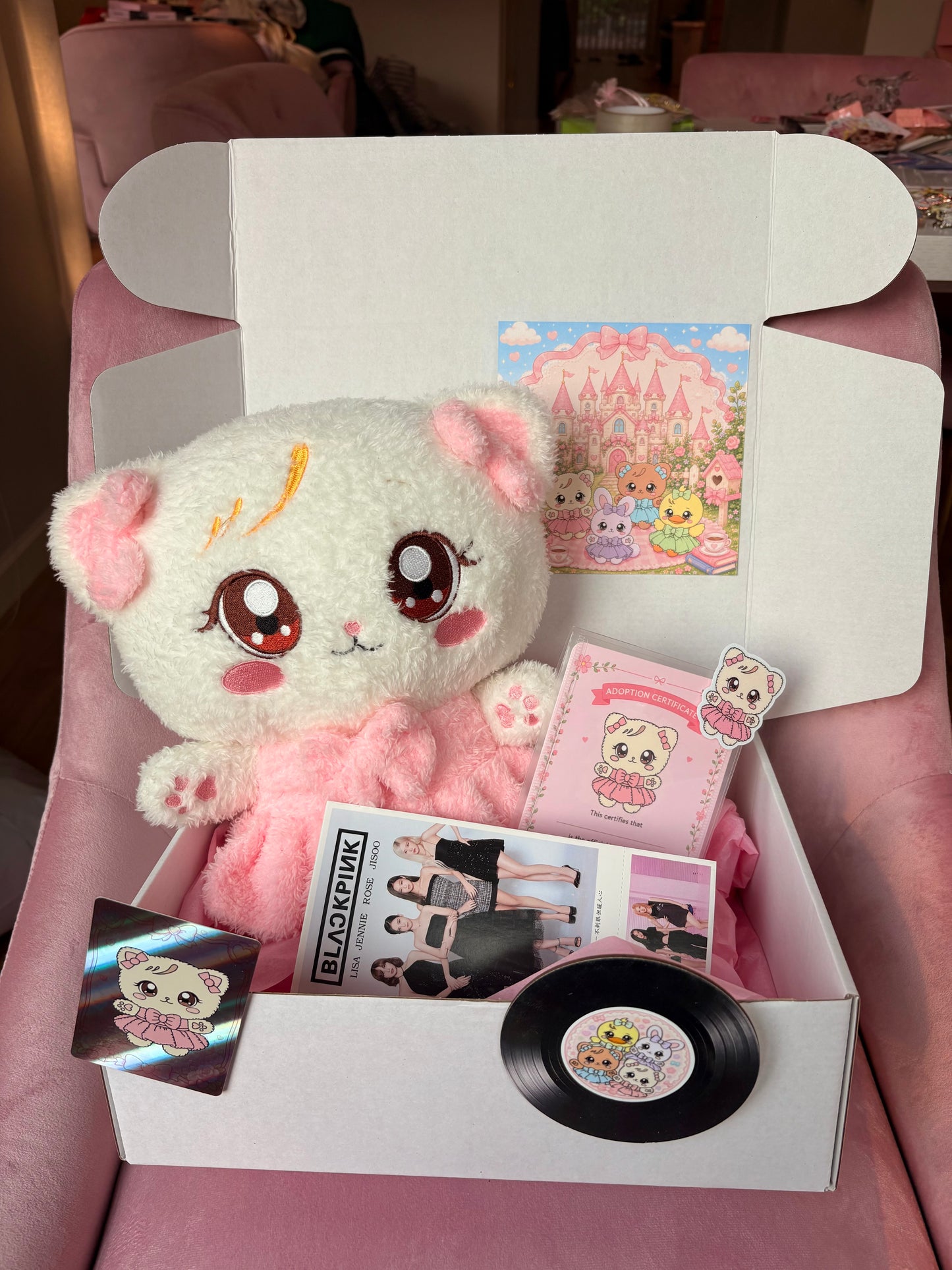 Black Pink Plushie Keychain Premium Gift Set! Kpop Mystery Blind Box!