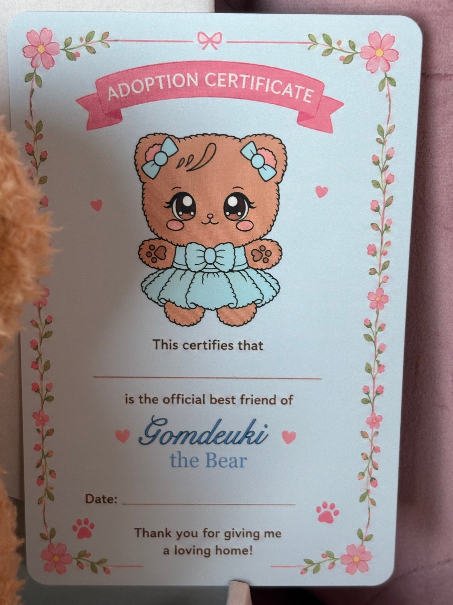 Blackpink JENNIE Gomdeuki Character Plush Gift Set! Kpop Mystery Blind Box!