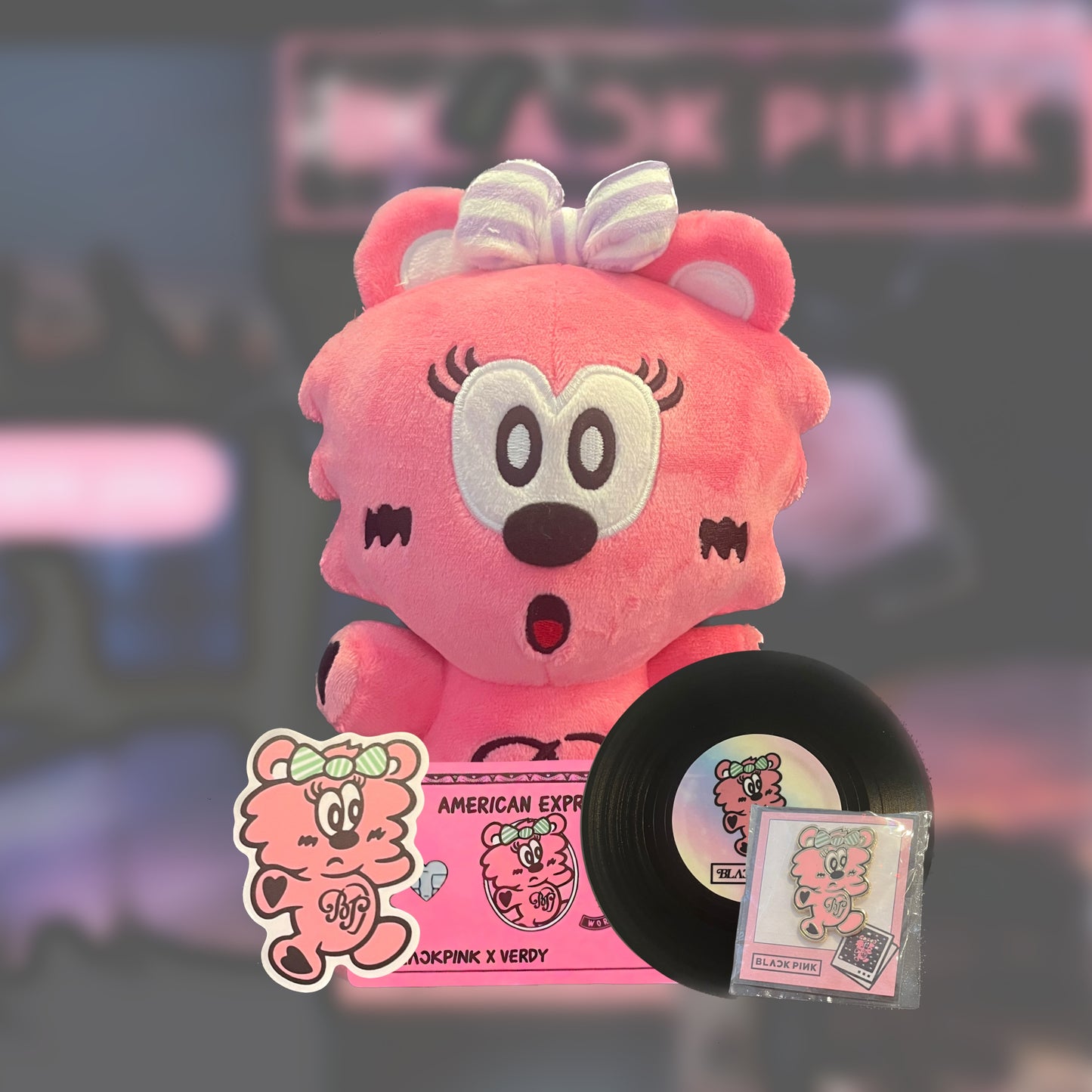 Blackpink x Verdy Plush Gift Set! Includes Plushie, Enamel Pin, and more Blackpink x Verdy Goodies!!