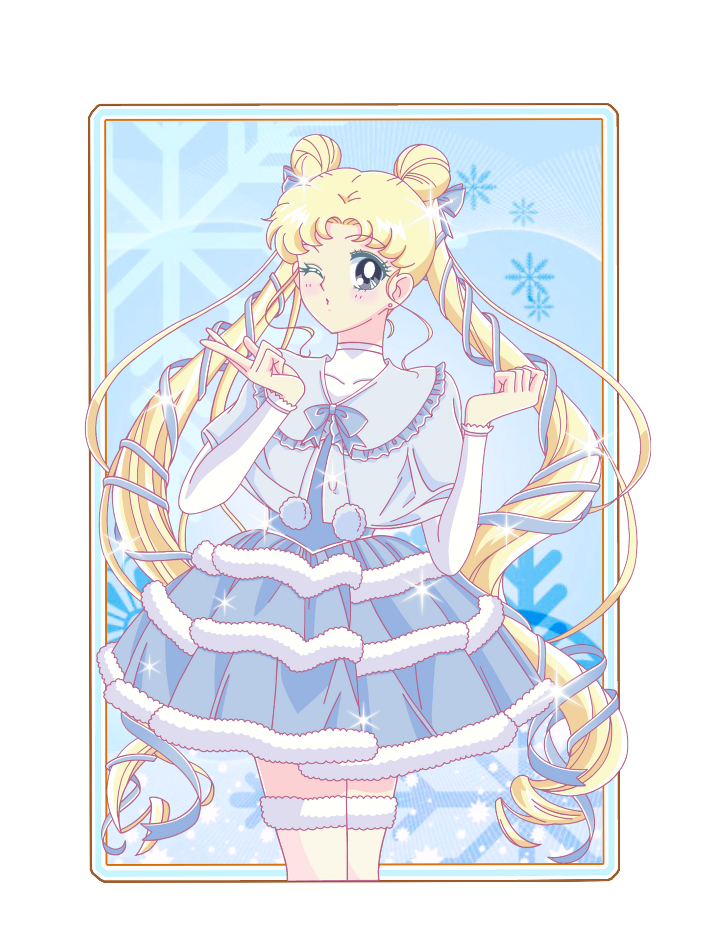 Winter Wonderland Usagi 4 inch Pin on Pin!