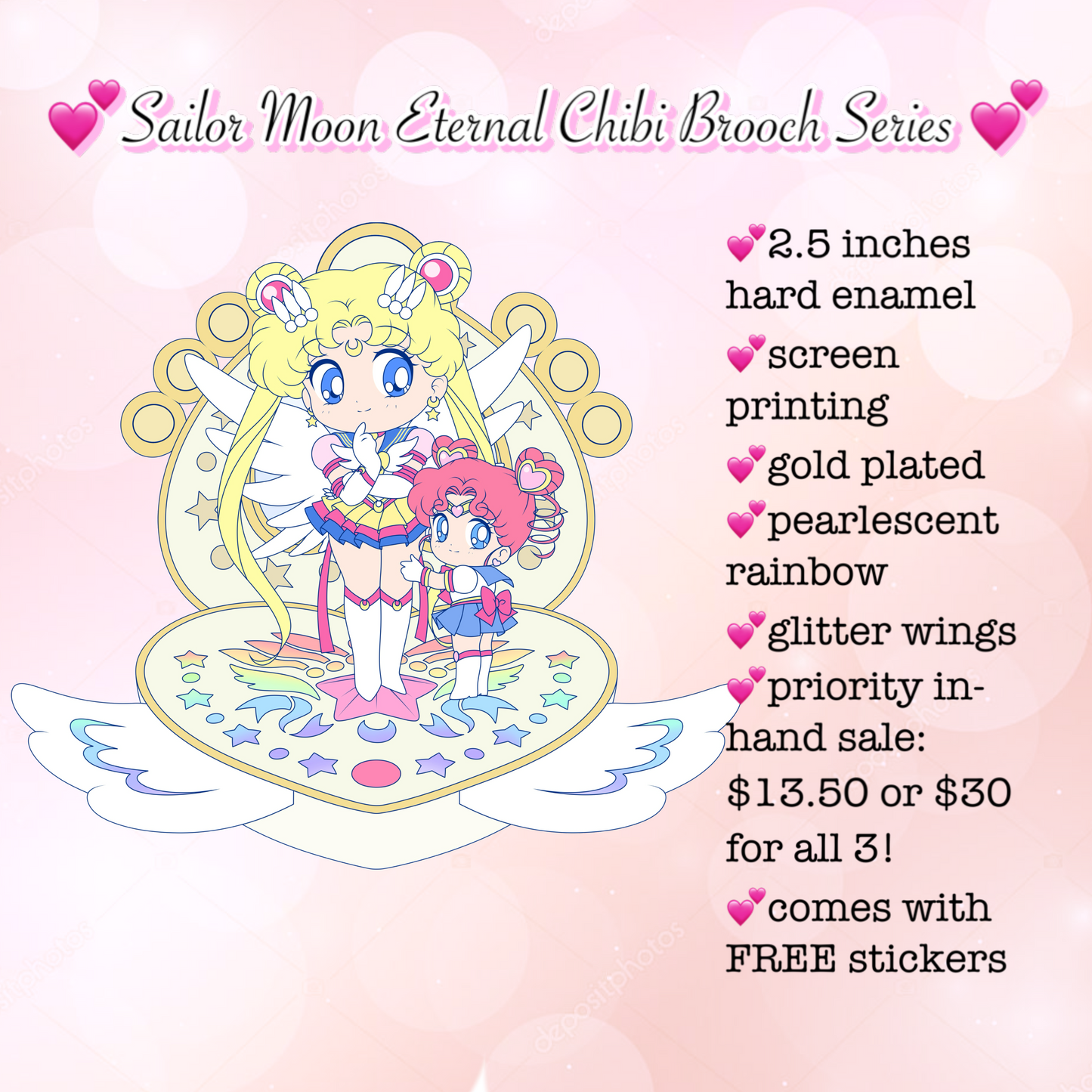 Sailor Moon Chibi Brooch Series #2!