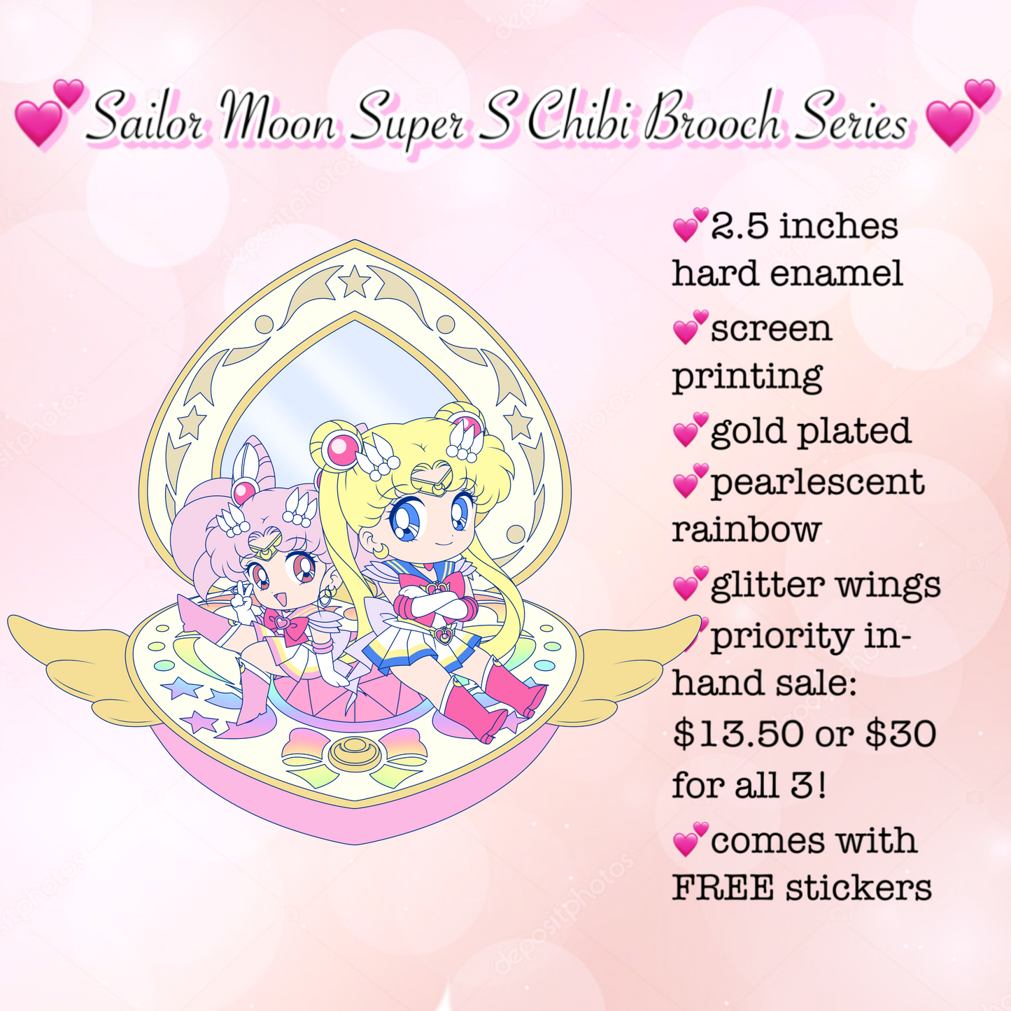 Sailor Moon Chibi Brooch Series #2!