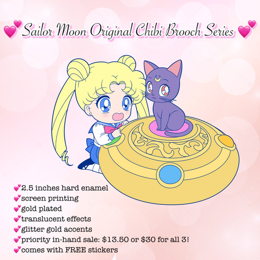 Sailor Moon Chibi Brooch Series #2!