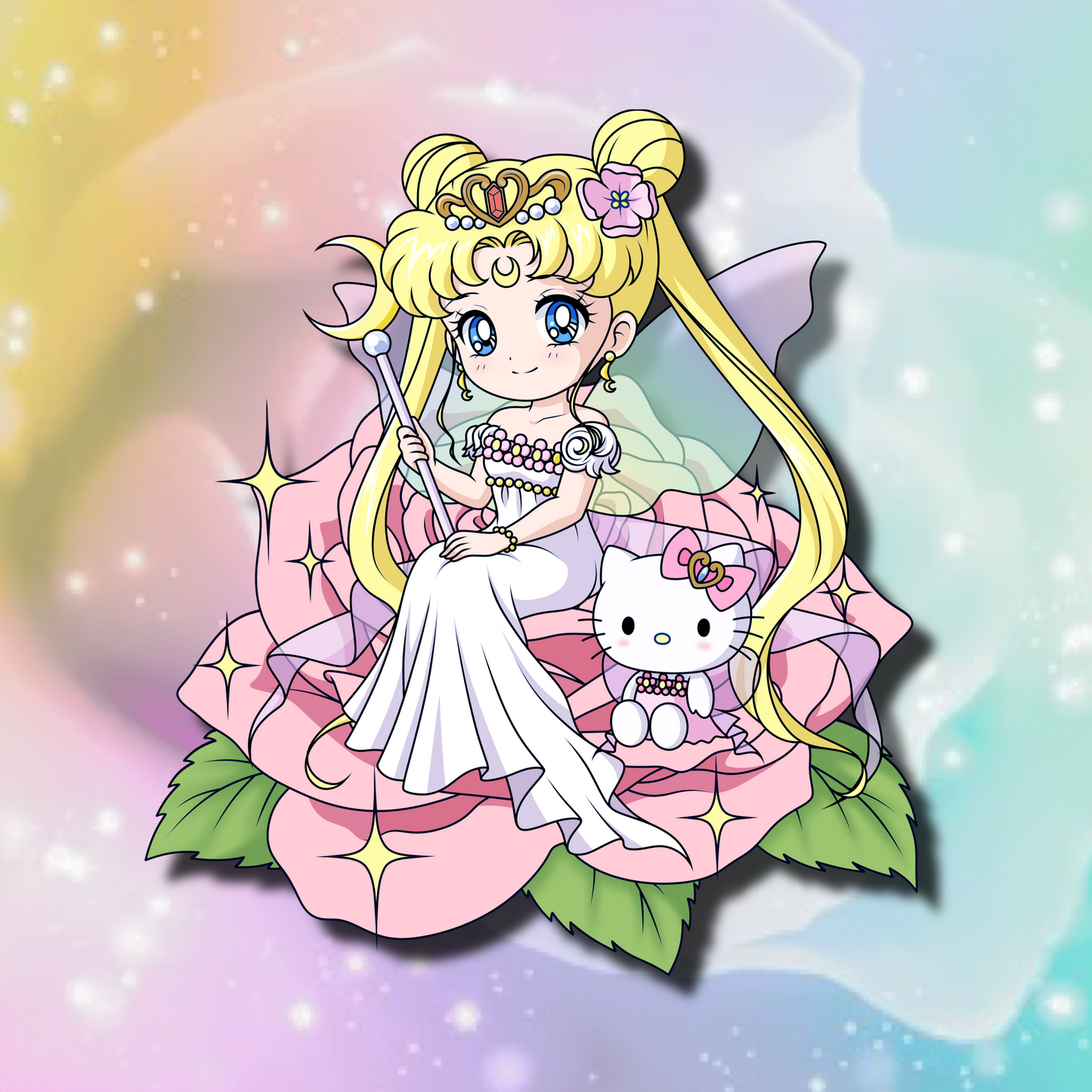 PREORDER Sailor Moon x Sanrio Pin on Pin Flower Fairies Set!