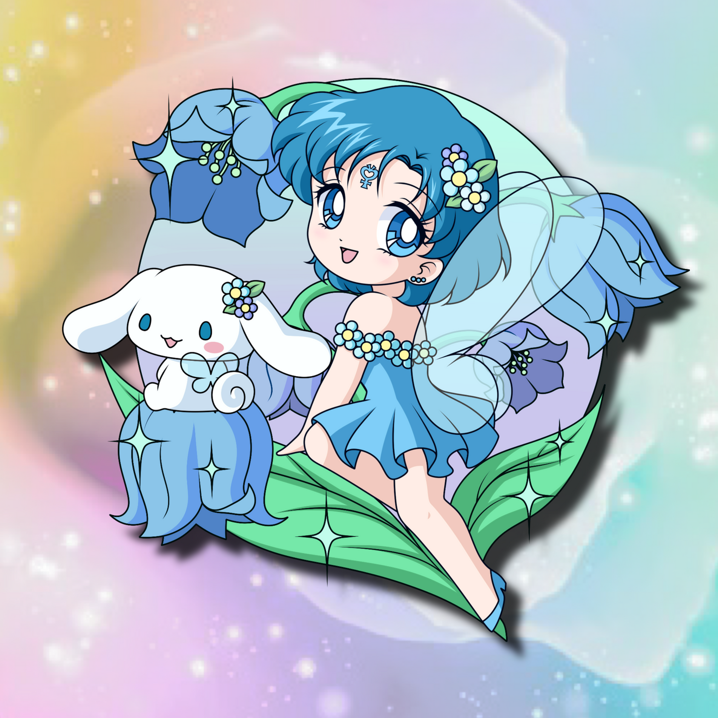 PREORDER Sailor Moon x Sanrio Pin on Pin Flower Fairies Set!