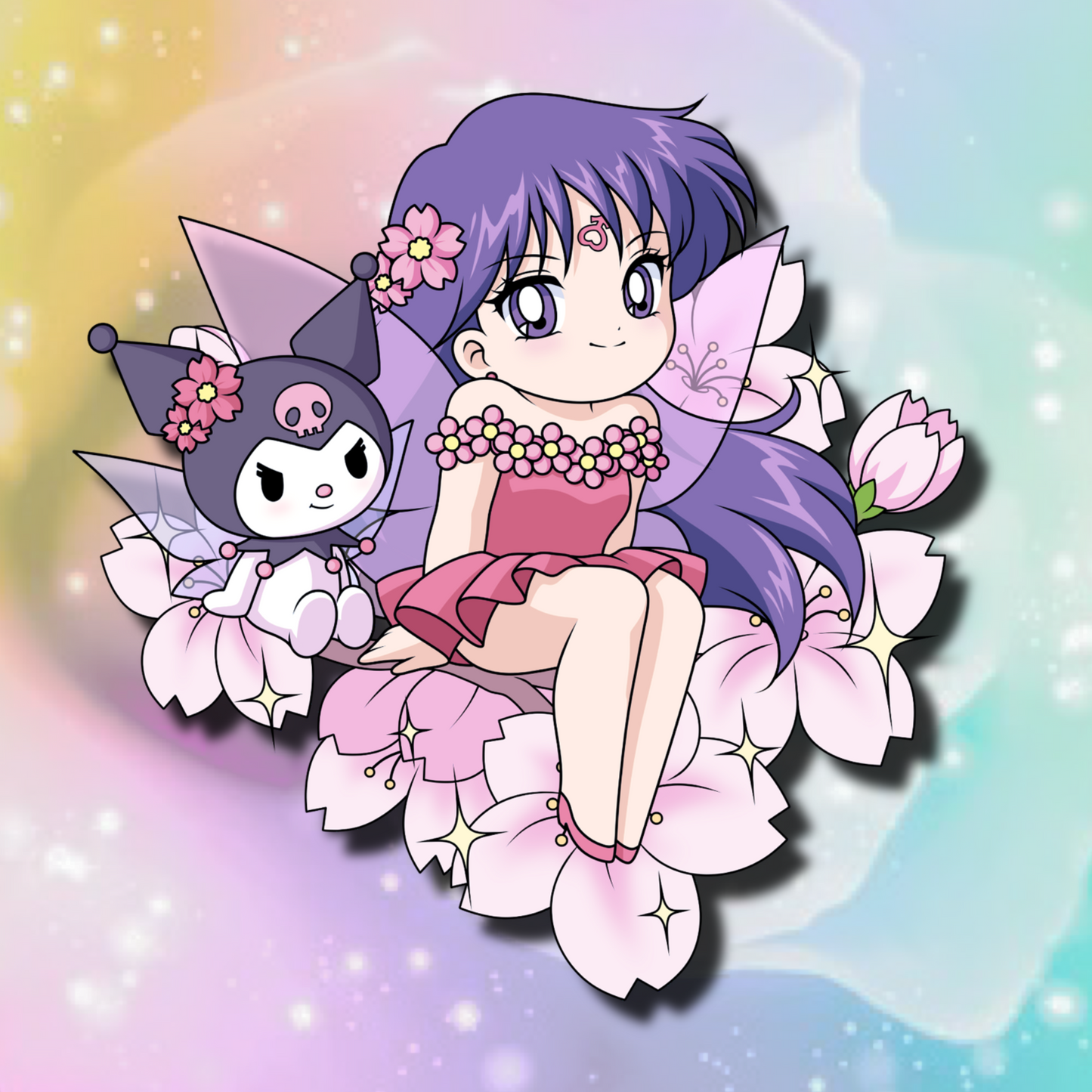 PREORDER Sailor Moon x Sanrio Pin on Pin Flower Fairies Set!