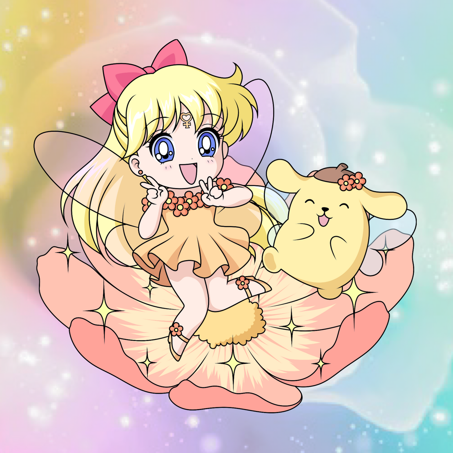 PREORDER Sailor Moon x Sanrio Pin on Pin Flower Fairies Set!