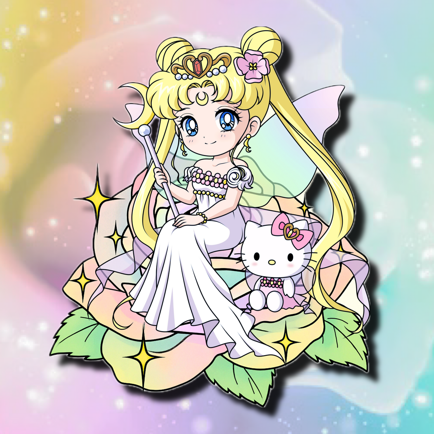 PREORDER Sailor Moon x Sanrio Pin on Pin Flower Fairies Set!