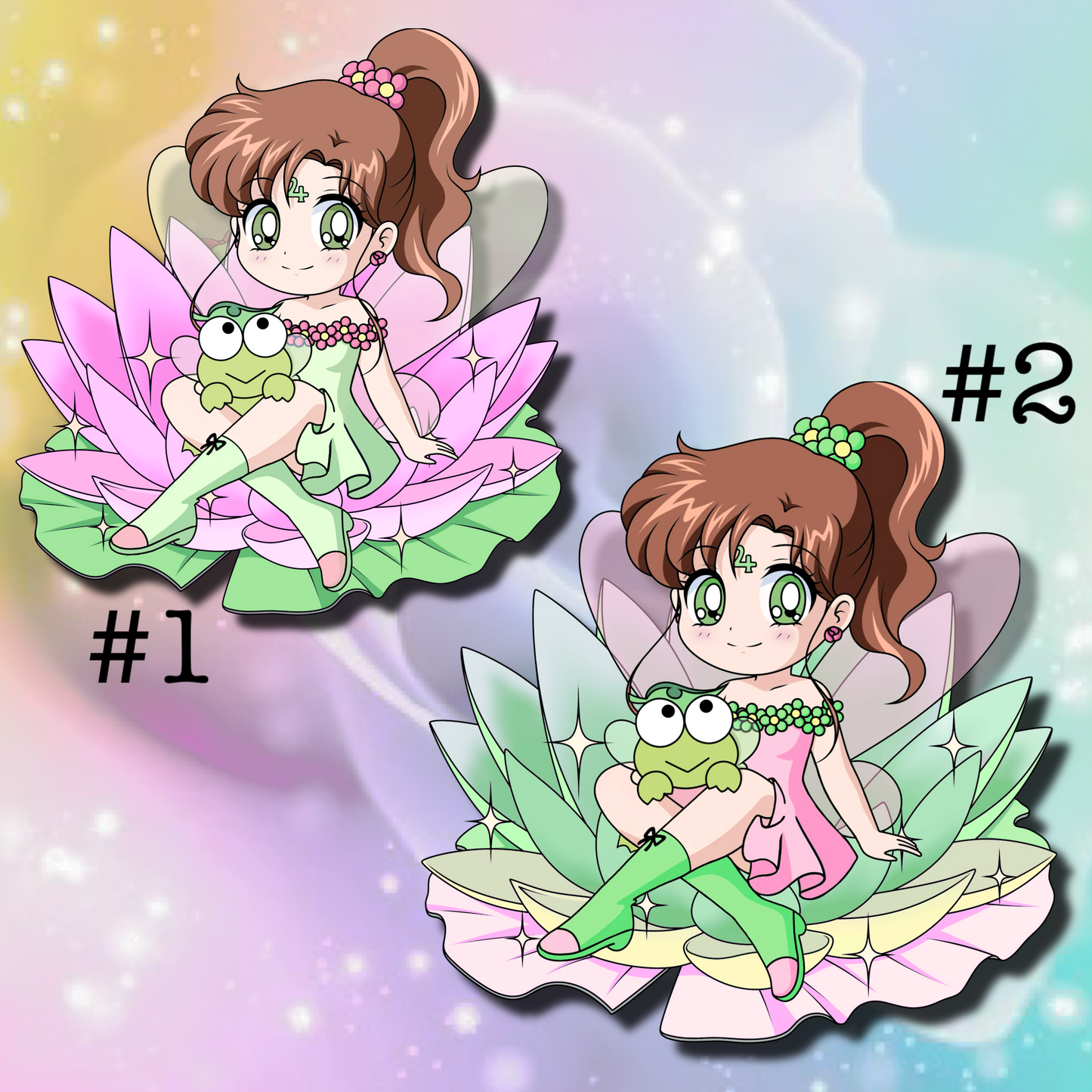 PREORDER Sailor Moon x Sanrio Pin on Pin Flower Fairies Set!