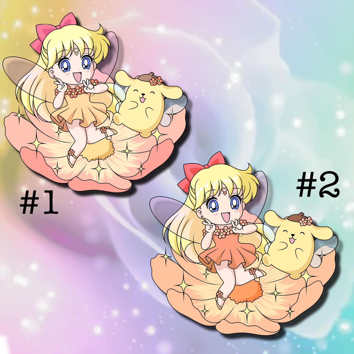 PREORDER Sailor Moon x Sanrio Pin on Pin Flower Fairies Set!