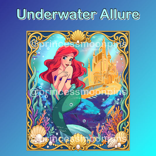 PREORDER Underwater Allure - Ariel Luxury 4 inch POP with 3D frame!