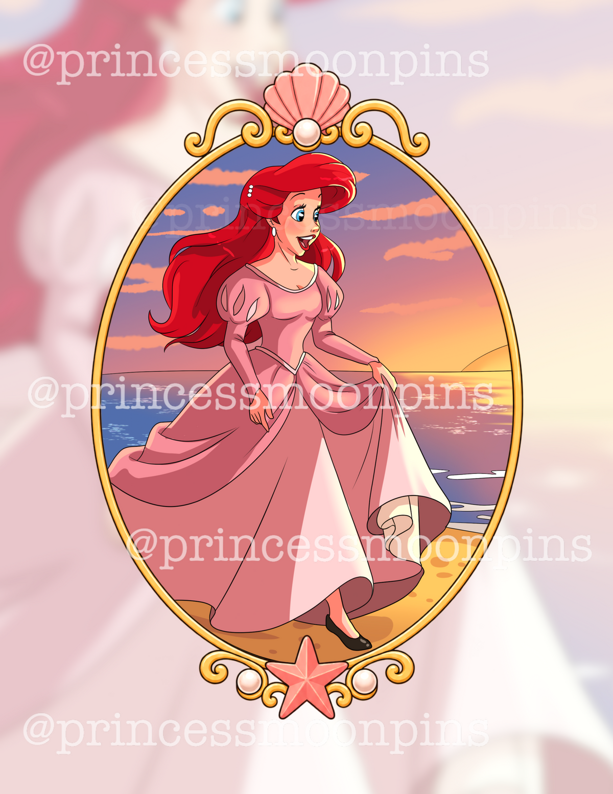 PREORDER Ariel's Sunset Scroll