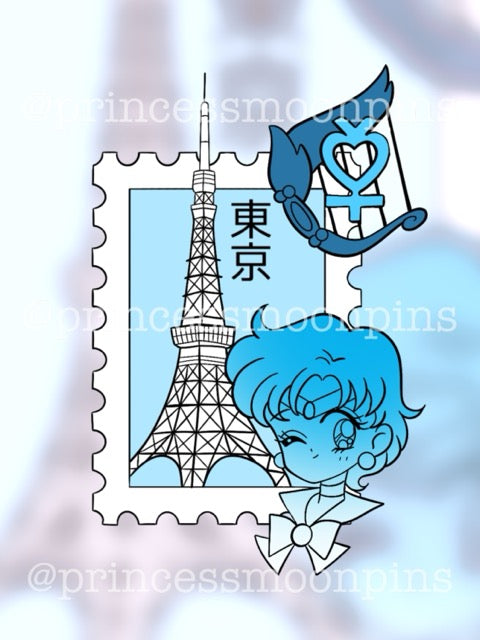 Sailor Moon Inner Scout Stamp Collection!