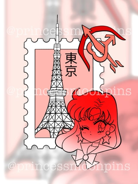 Sailor Moon Inner Scout Stamp Collection!
