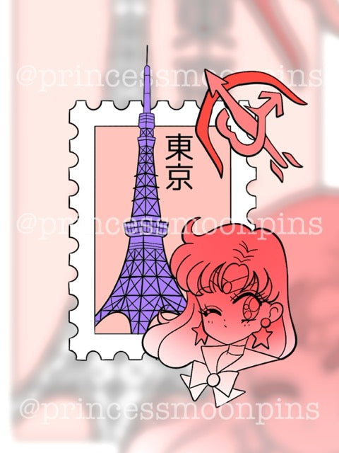 Sailor Moon Inner Scout Stamp Collection!
