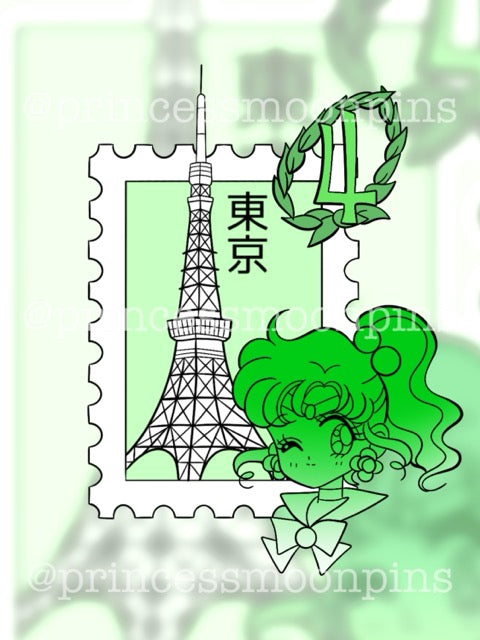 Sailor Moon Inner Scout Stamp Collection!