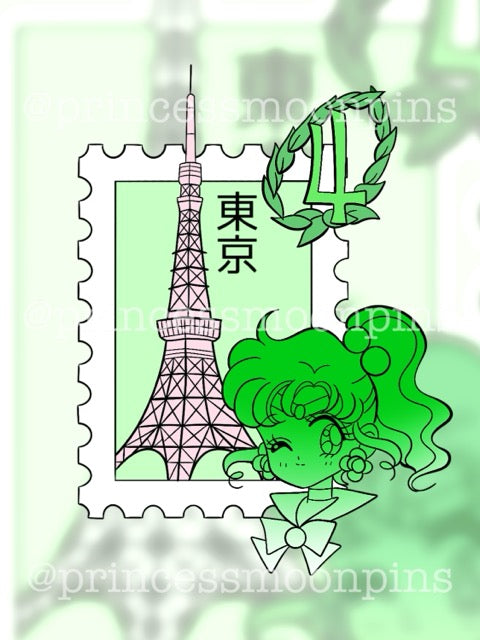 Sailor Moon Inner Scout Stamp Collection!
