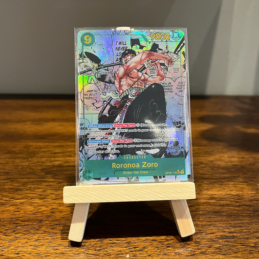 One Piece Zoro Manga Rare PROXY Holographic Card!! - NEW!